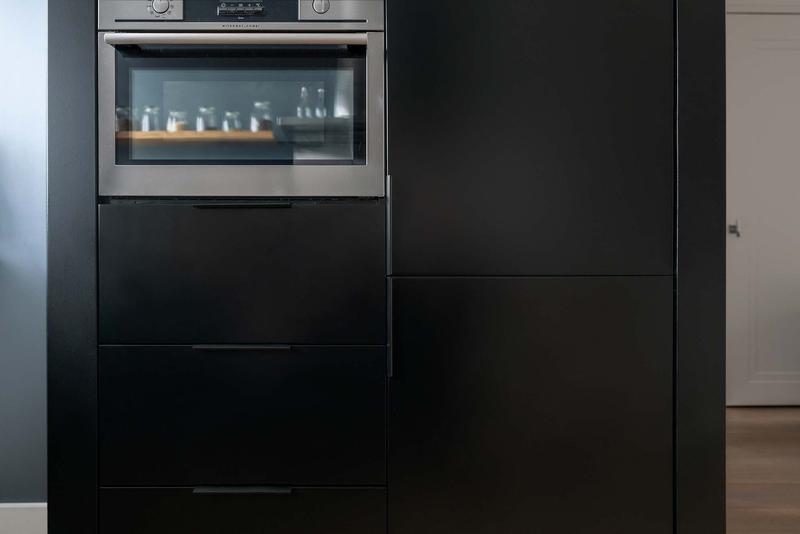 Keuken na spuitwerk